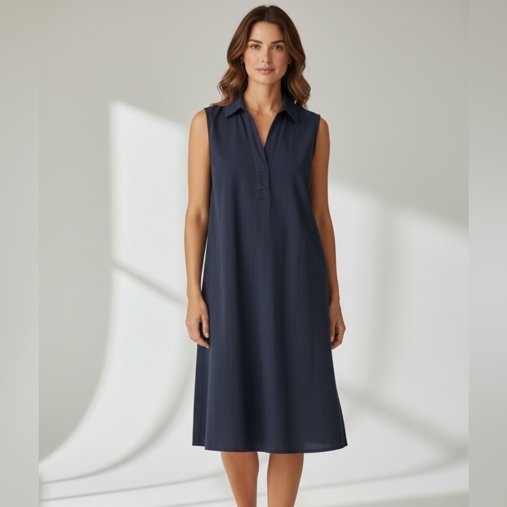 TAHARI ladies sleeveless V-neck dress size 10 good condition